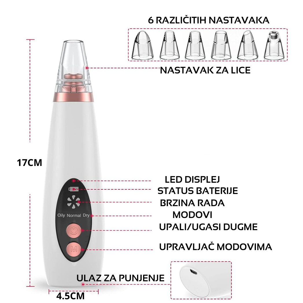 VAKUMSKI ČISTAČ LICA (PRO MODEL)